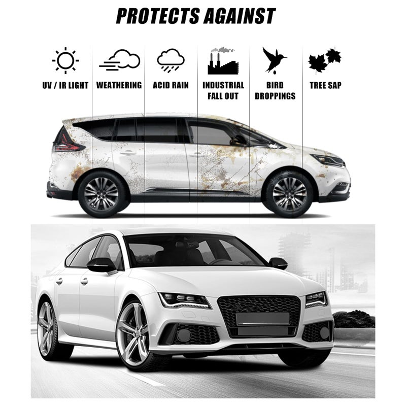 Autokcan 10H Nano Ceramic Coating for Cars, 50ML High Gloss Anti-Scratch SiO2 Ceramic Car Coating Kit, Plastic, Glass, Wheel Polishing, Hydrophobic, Long Lasting Protection - Image 4